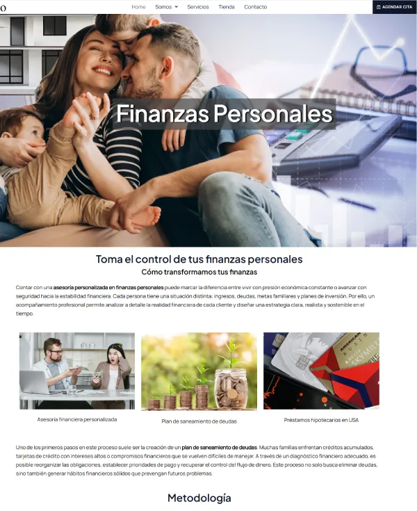 páginas web