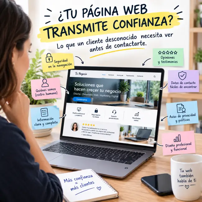 confianza en la web
