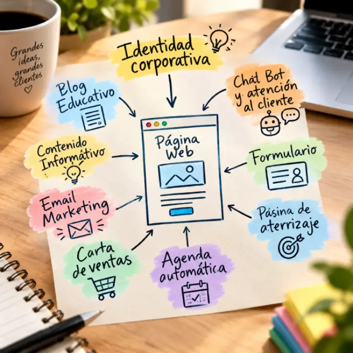 conseguir clientes con página web